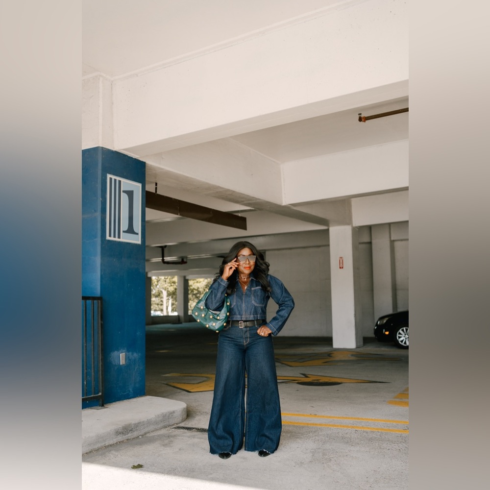 Zara Denim Crop Jacket